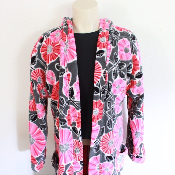 Vera Bradley Cherry Blossoms Fleece Robe - Picture 6 of 10